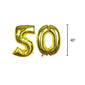 50th Birthday Decorations, Birthday Balloons 50th Birthday, Black and Gold Fifty Balloon Set, Perfect 50th Birthday Supplies for Men and Women