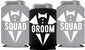 Groom and Grooms Squad Bachelor Party Can Coolers, Set of 12 Beer Can Coolies, Perfect Bachelor Party Decorations and as Grooms Men Gifts