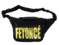 Bachelorette Party Feyonce Fanny Pack - Bride Feyonce Phanny Packs - White Feyonce Fannie Pack with Gold Letters